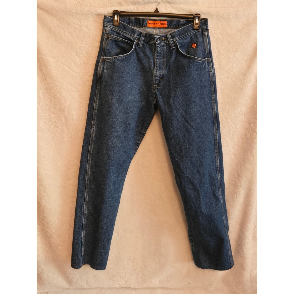 Wrangler RIGGS Workwear FR‎ Flame Resistant Jeans Mens 34x36(33) Blue Denim CAT2